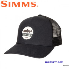 Кепка Simms Trout Patch Trucker Black